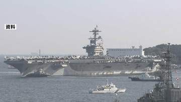 原子力空母「セオドア・ルーズベルト」が横須賀港に初入港