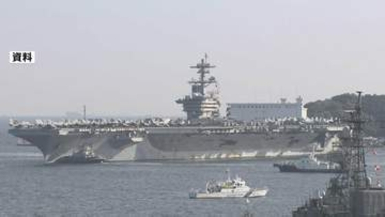 原子力空母「セオドア・ルーズベルト」が横須賀港に初入港