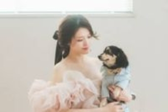 【 松村沙友理 】 「我が家のわんこ2匹目は　こいしちゃん(♀)です」「今後とも　いとし・こいし　をよろしくお願いします♡」　新しい〝家族〟を紹介