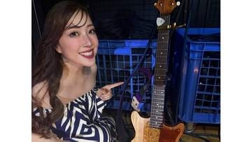 【 平原綾香 】堂本光一の私物ギターに驚き　「帝劇の廃材を利用して作られたそうです」「堂本光一さんのオーラをまとった特製ギター！」
