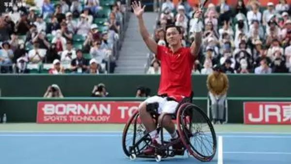 車いすテニス、小田凱人が1セットも落とさない完全優勝で連覇　ロスパラリンピック出場権獲得【アジアパラ】