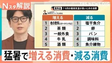 消費が減る35℃の壁 企業の“新たな暑さ対策”…データで見る「増える消費・減る消費」【Nスタ解説】