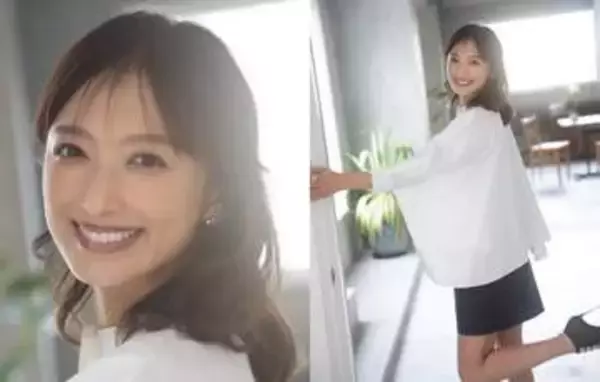 【 望月理恵 】　爽やかショットに　ファン反響　「美脚度がヤバすぎる」「綺麗かわいい❤」「モッチーかと思ったら天使だった」