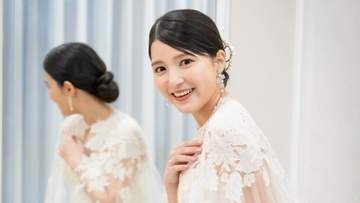 【 川島海荷 】ウェディングドレス姿を披露「半年前に結婚式を挙げました」2024年12月に競泳選手・中村克さんと結婚