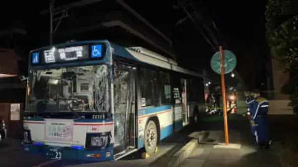 千葉・船橋で路線バスの単独事故　乗客5人が腰などの痛みを訴え病院に搬送