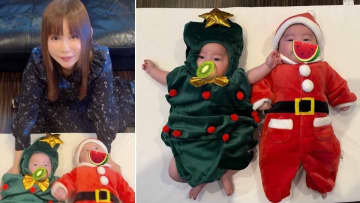 【 中川翔子 】「双子と初めてのクリスマス」ホールケーキとチキンで「大切に噛み締めて過ごします」「みんなはどんなごちそう食べますか？」