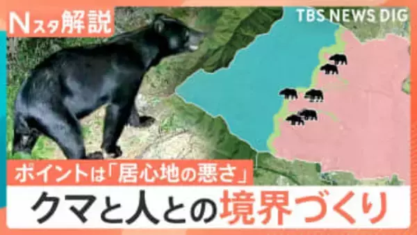 クマはどこからやってくる？目撃情報に見る「川沿い」の危険性　“クマとの共生”目指す自治体の新たな取り組み「ゾーニング」の効果とは【Nスタ解説】