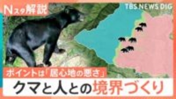 クマはどこからやってくる？目撃情報に見る「川沿い」の危険性　“クマとの共生”目指す自治体の新たな取り組み「ゾーニング」の効果とは