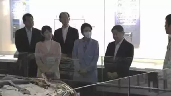 天皇皇后両陛下と愛子さま　訪問先の福島県で原発事故の記憶伝えるミュージアム訪問　富岡町