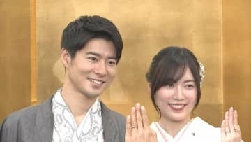【 元SKE・松井珠理奈 ＆ ボイメン・辻本達規 】　結婚会見　交際のきっかけは〝キャンプ〟　「自然に癒されたら元気が出ると思うからキャンプに行ってみては」