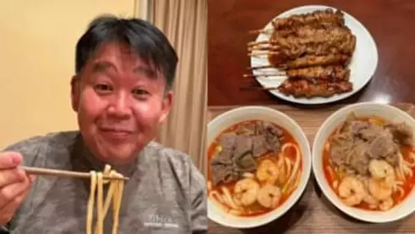 【 花田虎上 】 「牛肉とエビをたくさん入れました」　豪華「ユッケジャンうどん」堪能　娘・桃果さんも1.5人前を完食