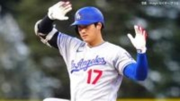大谷翔平は“相性抜群”菅野智之からマルチ安打　連続出塁記録を「49」に伸ばす　ドジャースは13安打7得点で4連勝