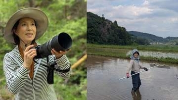 【 磯野貴理子 】「今日も田植えの準備です！」　巣作りする水鳥・カイツブリを見つけて「遠くから見守ろう」