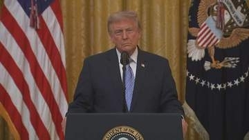 トランプ大統領「中国が有権者データ不正取得」国民向けテレビ演説