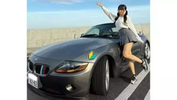 【 柏田徳花 】　無償で譲り受けた愛車『BMW Z4』をお披露目　「たくさん壊れてた」車検、修理、整備費用に総額47万円