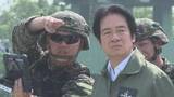 「台湾・大規模軍事演習を頼清徳総統が視察「防衛力強化に努めて最大限支援していく」」の画像1
