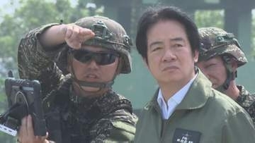 台湾・大規模軍事演習を頼清徳総統が視察「防衛力強化に努めて最大限支援していく」