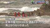 「遊泳中の男子高校生3人が流され1人行方不明　捜索続く　鳥取県岩美町の浦富海岸」の画像1