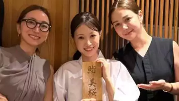 加藤綾菜＆村重杏奈【 お寿司 】朝長美桜の「鮨 美桜」で食事「可愛い子が握ってる姿に癒された」