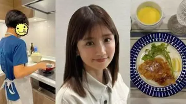 【 小倉優子 】　中学生長男と手料理ショット　「あと6年したら、一緒にお酒も飲めちゃう！！」成長実感の夕食メニューに反響
