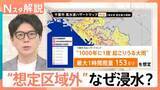 「千葉豪雨が浮き彫りにした「都市型水害」の脅威…問われる内水氾濫対策、被害の55％は「想定区域外」【Nスタ解説】」の画像1