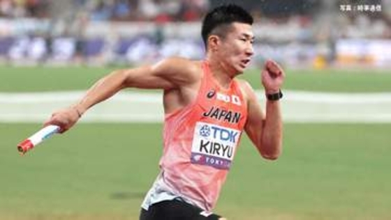 男子4×100mリレー 38秒71で組1位、オーバーハンドで3走桐生からアンカー小池のバトンリレーで逆転 2大会ぶりのアジア王者へ【アジア大会】