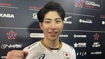 バレー男子日本代表・司令塔の河東祐大、代表デビュー戦は「楽しんでバレーボールができました」【アジア選手権】