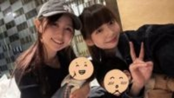 【 荻野由佳 ＆ まつきりな 】　5か月 ＆ 3か月ベビー連れで渋谷ランチ　「まだママ友そんなにいなくて　本当に貴重でうれしい！！！」「こもりっきり育児の私を連れ出してくれました」