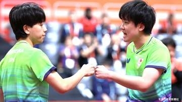 張本智和・篠塚大登ペア、44年ぶりの金メダルならず　男子ダブルスで世界ランク2位の中国ペアに敗れ銀メダル【アジア大会・卓球】