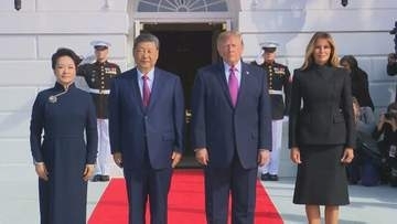 【速報】習近平国家主席がホワイトハウスで歓迎式典に参加 「両国はAI大国 適切に管理を」