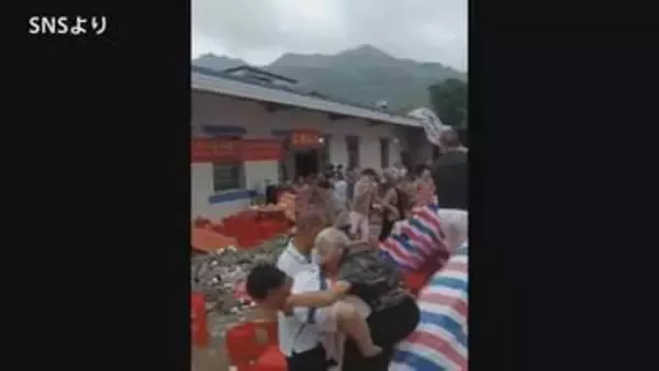 中国・四川省の村で建物一部が倒壊で5人死亡　子どもの進学祝う宴会の最中に