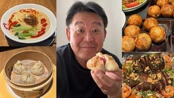 【 花田虎上 】　生ハムクロワッサンから中華・たこ焼き・ステーキに舌鼓　長女の試合応援で味わった「1日の絶品グルメの数々」を公開