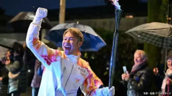 スピードスケート銅・加藤条治さん、聖火ランナー務め「いろんな思いが詰まっているので重く感じた」【ミラノ五輪】