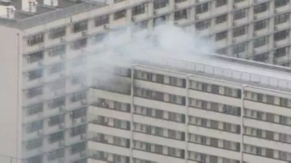 【速報】逃げ遅れ1人か 11階建て団地で火事 はしご車など25台が消火活動 東京・江東区