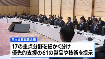 政府、AIや半導体など「重点61品目」を選定し優先支援へ　「AIロボット」20兆円市場目標に行程表素案示す　日本成長戦略会議