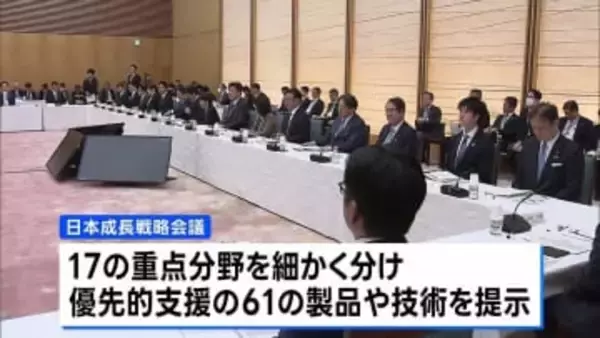 政府、AIや半導体など「重点61品目」を選定し優先支援へ　「AIロボット」20兆円市場目標に行程表素案示す　日本成長戦略会議