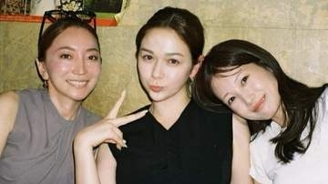 村重杏奈【 お寿司 】あやなさん＝加藤綾菜＆みおたす＝朝長美桜との飲み会ショット「挟まれて楽しい夜」