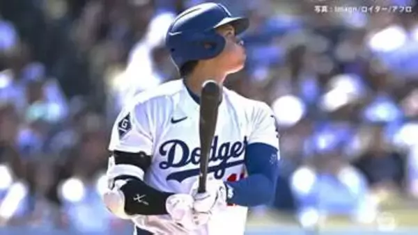 大谷翔平 今季初の3安打 今永から2安打1四球 7回には60打席ぶりの6号、ライトの鈴木に猛アピール