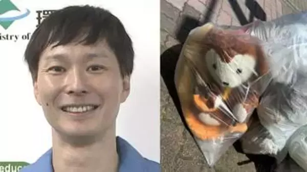【  ごみ清掃芸人 】　ぬいぐるみ「30センチ以下（地域による）は可燃ごみです」　分別方法と“寄付”の選択肢を呼びかけ【マシンガンズ滝沢】