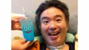 【ニャンちゅう】　声優・津久井教生さん　「顔がシュワ〜〜っとなりました」「味もしっかりわかって美味しかった」久しぶりの炭酸飲料に舌鼓　【ＡＬＳ闘病】