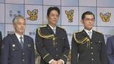 「警察官装う特殊詐欺など注意呼びかけ　警察庁特別防犯支援官の的場浩司さんと山田純大さん　国際電話ブロック「デジポリス」紹介　警視庁の防犯イベント　東京・港区」の画像1