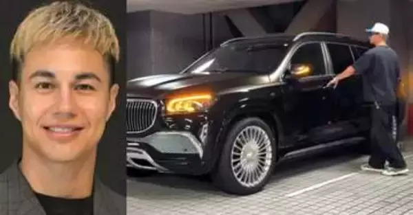 【 ユージ 】　2,400万円の超高級車　〝マイバッハ〟と２ショット　「めっちゃ良い車ですね　カッコいいです」　ファン反響