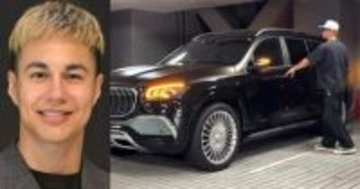 【 ユージ 】　2,400万円の超高級車　〝マイバッハ〟と２ショット　「めっちゃ良い車ですね　カッコいいです」　ファン反響