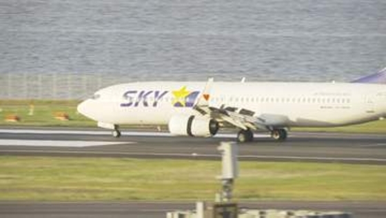 スカイマーク機が羽田空港に緊急着陸　けが人なし　タイヤにトラブル　C滑走路は午後7時半すぎに運用再開
