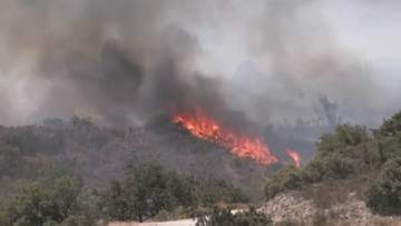 フランス南部　記録的熱波で大規模な山火事　約1万2000人超が避難　ツール・ド・フランスにも影響