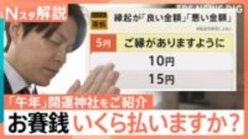 縁起の良い「お賽銭」の金額は？何事も“ウマくいく”！馬にゆかりの開運スポット【Nスタ解説】