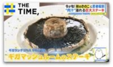 「きのこブーム」到来か！？“顔サイズ”の巨大ステーキや“きのこジェラート”も人気【THE TIME,】