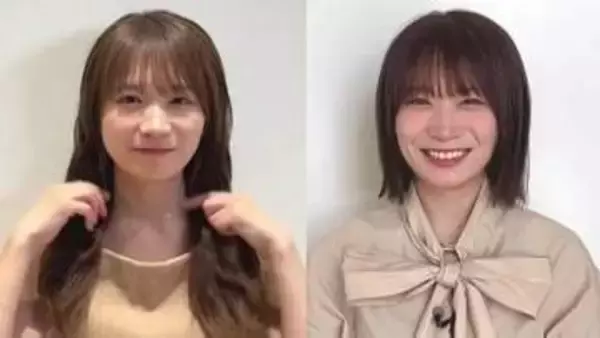 【 秋元真夏 】　5年ぶりのボブカットに「はっぴー」　25cmばっさりカットのイメチェン動画に「めちゃくちゃ似合ってる」と反響