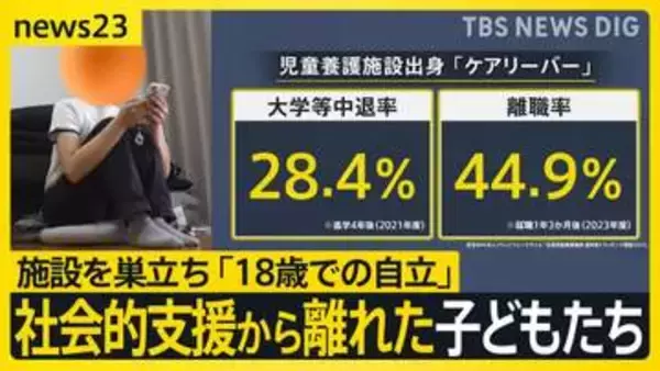 児童養護施設などを巣立って…「ケアリーバー」となった若者たち “孤独”“不安”を一人で抱えないで！自立への課題と必要な支援とは【news23】