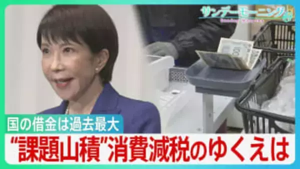 自民圧勝も消費減税は課題山積... “最大の焦点”約10兆円の財源はどこに？ 国の借金が過去最大のなか「国論二分」政策の行方は【サンデーモーニング】